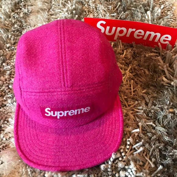 Supreme Accessories - Authentic Supreme Featherweight wool camp cap
